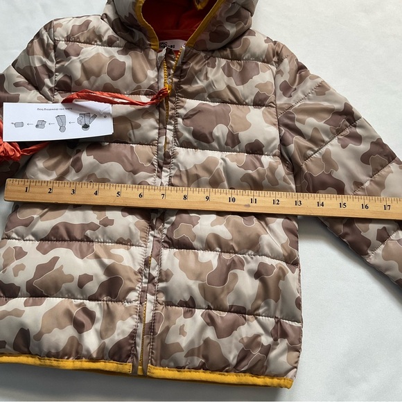 Epic‎ Threads Jacket Puffer Coat Toddler Boys Camo Brown Size 4 - Picture 5 of 8